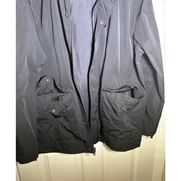 Timberland Men's Black Waterproof Shell Jacket rain wind jacket size Medium - Picture 11 of 12